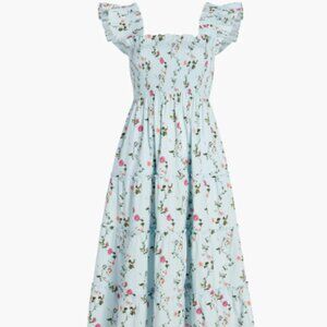 Hill House Home Ellie Nap Dress in Pond Floral Poplin